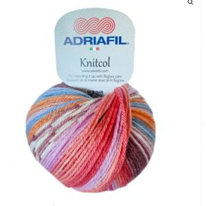 Knitcol Fb. 96 Erdbeere Rot Blau Orange