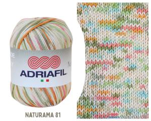 Naturama Orange/Grün/Rosa