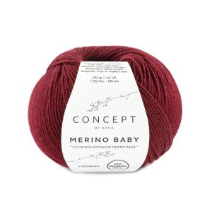 Merino Baby Dunkelweinrot (Fb. 62)