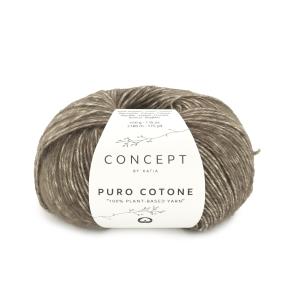 Puro Cotone Fb. 52 Nerz Dunkelbraun