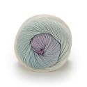 Poema Cashmere Fb. 104 Lavendel/Minze/Creme