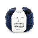 Socks & More Degradé Fb. 52 Jeans/Schwarz