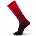Socks & More Degradé Fb. 53 Rot/Schwarz